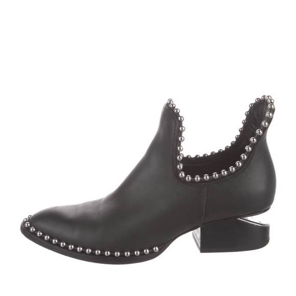 Alexander Wang Leather studded Booties